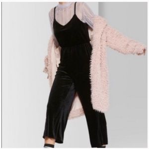 Wild Fable black velvet jumpsuit